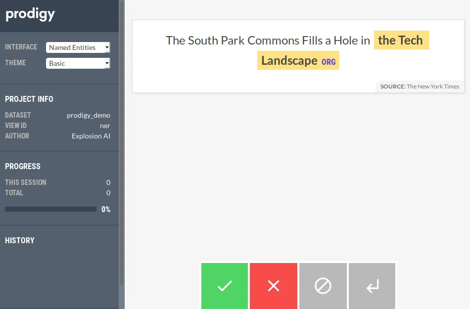 Prodi.gy and its unequaled UI